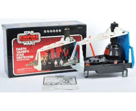 A rare original vintage Palitoy made Star Wars ' Darth Vader's Star Destroyer ' boxed action figure playset. Complete and in 