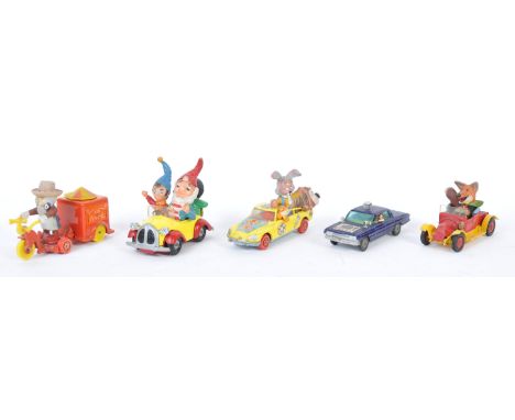 A collection of 5x original vintage Corgi Toys made TV &amp; Film related diecast models comprising:&nbsp;497 The Man From Un