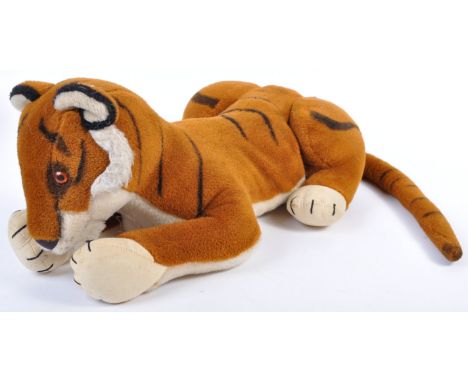 A charming original vintage Merrythought made Pyjama case in the form of a Tiger. Depicted in a crouching position, the tiger