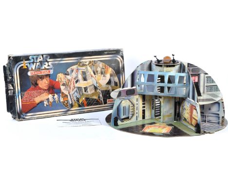 A rare original vintage Palitoy made Star Wars ' Death Star ' playset. The playset being 100% complete with all clips, guns, 