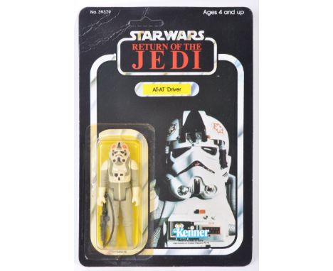 An original vintage Kenner made Star Wars carded MOC action figure ' AT-AT Driver '. Factory sealed upon its original 79 back