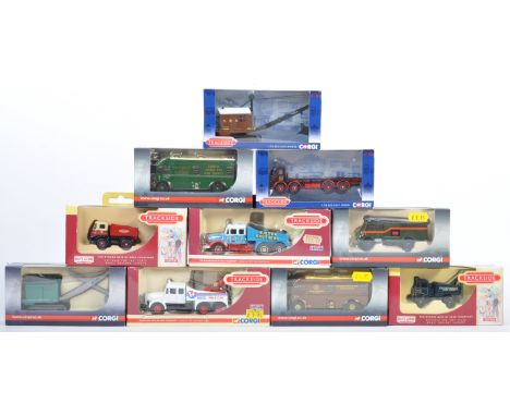 A collection of x10 Corgi Trackside made boxed 1/76 scale diecast models - some of Steam interest. Includes; DG147000, DG1140
