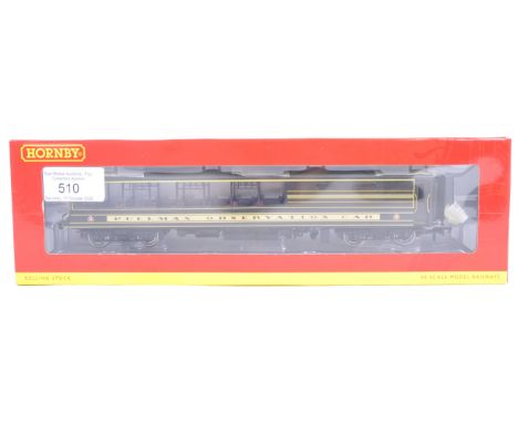 An original Hornby 00 gauge model railway locomotive engine train set carriage R4437 ' Pullman Observation Car '. Model appea