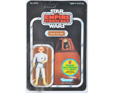 An original vintage 1982 Kenner made Star Wars carded MOC action figure ' Twin Pod Cloud Car Pilot '. Factory sealed upon its