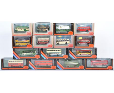 A collection of 15x EFE Exclusive First Edition Gilbow 1/76 scale diecast model buses comprising: 16514, 20415, 25101, 20427,