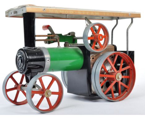 An original vintage Mamod live steam model Steam Tractor TE1A Traction Engine. A liquid fuel example. Great vintage model