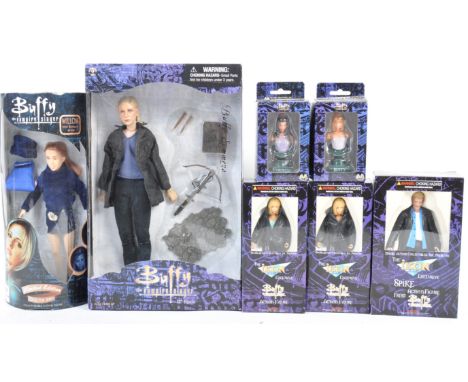 Buffy The Vampire Slayer - a collection of x7 Buffy The Vampire Slayer related action figures and statues, to include; Ikon C