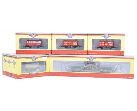 A rake of 7x&nbsp;assorted Oxford Rail 00 gauge model railway train set locomotive engine rolling stock wagons to include: Fe