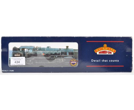 A Bachmann made Branch Line 00 gauge model railway trainset locomotive No. 32-353 British Railways Standard Class 4MT Tank lo