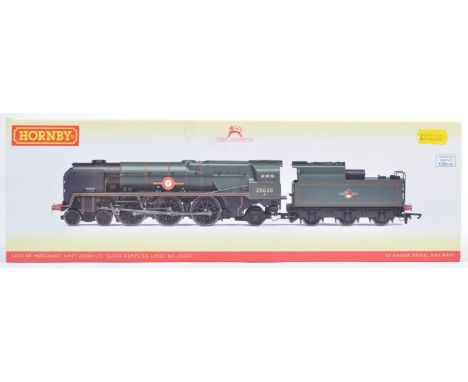 A Hornby made 00 gauge model railway trainset locomotive engine No. R3617 - British Railways ( late ) 4-6-2&nbsp; Merchant Na