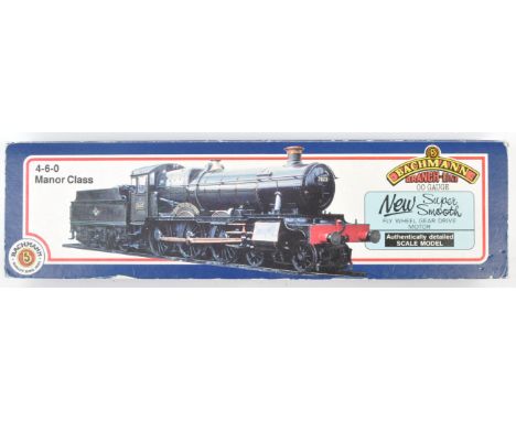An original Bachmann made 00 gauge model railway train set locomotive engine No 31-303 British Railways Manor Class ' Ramsbur
