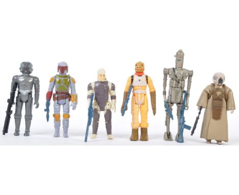 A good collection of original vintage Kenner / Palitoy made Star Wars action figure - all Bounty Hunters. x6 in total. Compri