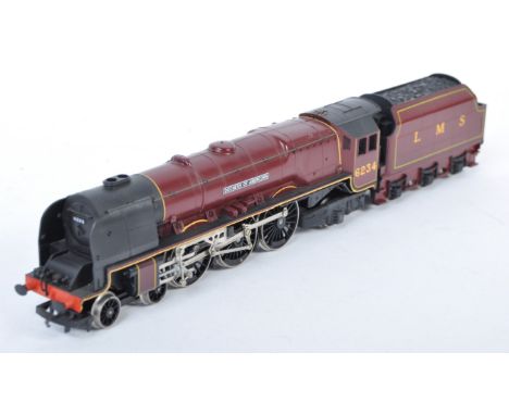 An original vintage Hornby Railways made 00 gauge model railway train set locomotive R305 Coronation Class 4-6-2 6234 Duchess