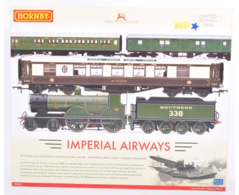 An original Hornby 00 gauge model railway locomotive engine train set R2952 ' Imperial Airways Train ' Pack. Models appear mi