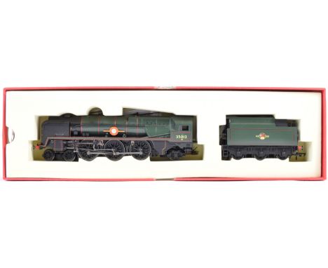 A Hornby made 00 gauge model railway trainset locomotive engine No. R1038 - British Railways 4-6-2 Merchant Navy Class ' Unit