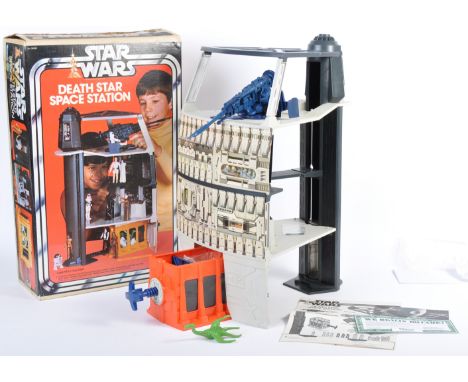 An incredibly rare original vintage Kenner made Star Wars action figure playset ' Death Star Space Station '. The playset bei