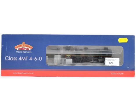 A Bachmann made Branch Line 00 gauge model railway trainset locomotive No. 31-116 Standard Class 4MT 75069 Late Crest. DCC Re