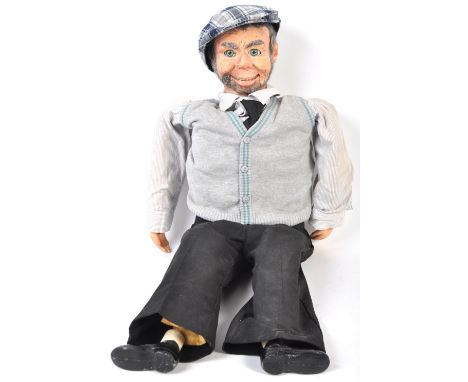 A charming vintage ventriloquist / ventriloquist's dummy figure in the form of an elderly gentleman. Complete with outfit inc