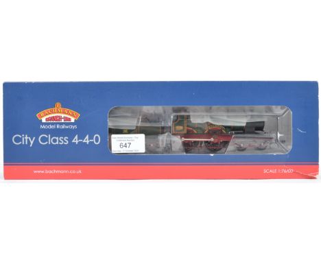 A Bachmann made Branch Line 00 gauge model railway trainset locomotive No. 31727. City Class ' City Of London '. Great Wester