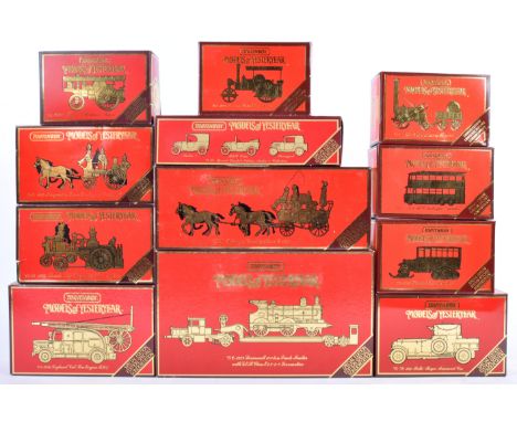 A large collection of x12 Matchbox Models Of Yesteryear diecast model cars and other vehicles. The collection to include 1931