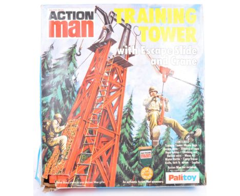 An original vintage Palitoy made Action Man ' Training Tower ' action figure playset. Presumed complete (but unchecked), with