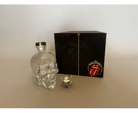 JOHN ALEXANDER – CRYSTAL HEAD FOR St.JOHN’S NEWFOUNDLANDThe Skull Bottle for The FIFTY ROLLING STONES YEARSVodka, Canada .Hau