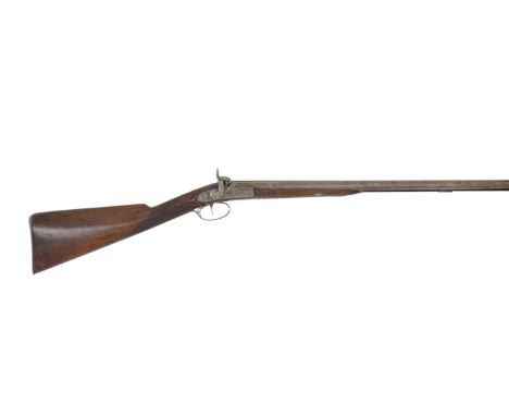 A 22-Bore Percussion D.B. Sporting GunProbably By Joseph Manton, No. 3943 For 1806Rebuilt from flintlock, with rebrowned twis