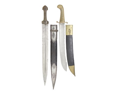 A Large Caucasian Quaddara, And A Russian 1827 Pattern Pioneer's SidearmThe First 19th CenturyThe first with broad double-edg