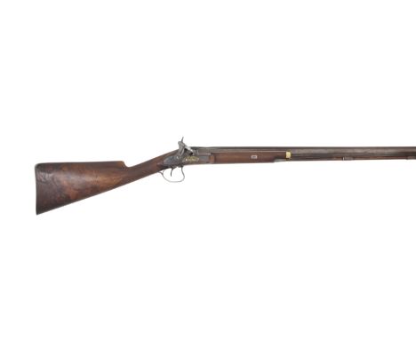 A 14-Bore Percussion Sporting Gun Signed Bradley, Mid-19th CenturyWith rebrowned twist sighted barrel with bright bore and si