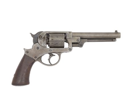 A .44 Percussion Starr Arms Co. 1858 Model Army Revolver No. 14873, Circa 1860Of production specifications, the butt (some ol