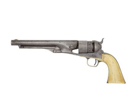 A Colt 1860 Model Army Percussion Revolver No. 164811 For 1867The barrel with New-York address and retaining traces of origin