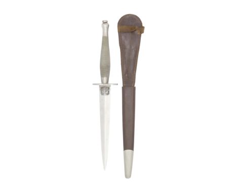 A 2nd Pattern F-S Fighting KnifeBy Wilkinson Sword Co. Ltd., London, WWII PeriodWith bright tapering double-edged blade of fl