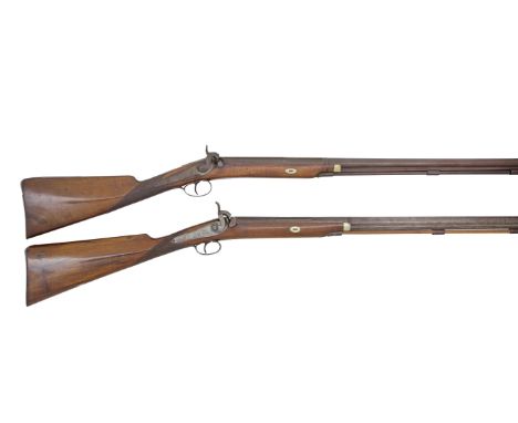 A 13-Bore Percussion Sporting Gun, And Another Of 12-Bore The First Signed Holland, The Second Signed Ward &amp; Sons, Both M