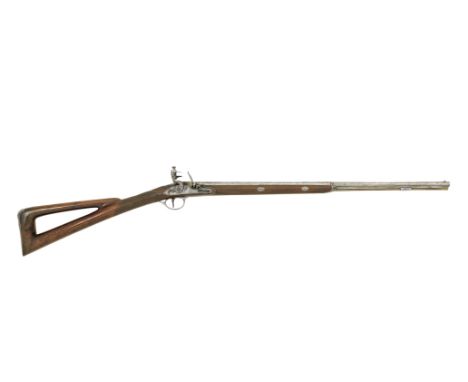 A Lightweight Flintlock Sporting Gun Of Unusually Small BoreBy Bate, London, Circa 1775With two-stage sighted barrel, long oc