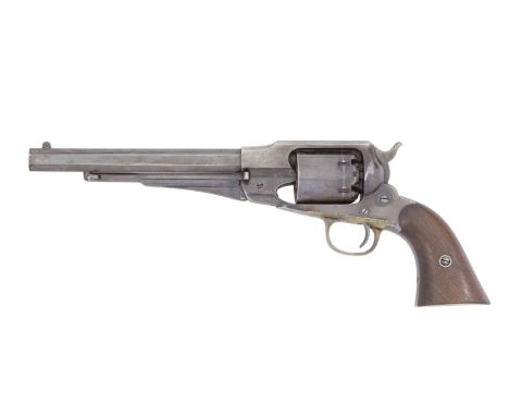 A Fine .44 Percussion Remington New Army Model Army RevolverNo. 71166, Circa 1863-75Of production specifications, the barrel 