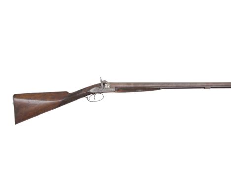 A 12-Bore Percussion D.B. Sporting Gun For Shot And Ball By Wm. Marshall, Maker, Cape Near Birmingham, No. 123, Mid-19th Cent