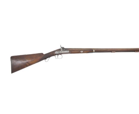 A 14-Bore Percussion Sporting GunBy John Frost Of Birmingham, Circa 1840With re-browned twist sighted barrel with octagonal b