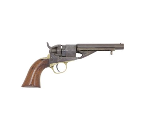 A Colt Conversion .38 Rim-Fire Pocket Navy Round Barrel Revolver No. 8901, Circa 1873-80The barrel with New-York address, ret