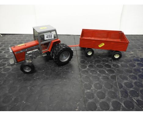 Massey Ferguson Toy Tractor and Trailer 