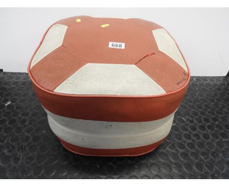 Retro Pouffe 