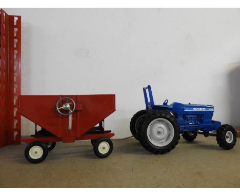 Ford 7710 Tractor and Trailer 