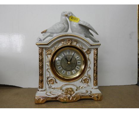 Ceramic Mantel Clock 