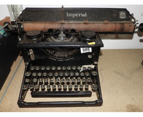 Old Imperial Typewriter 