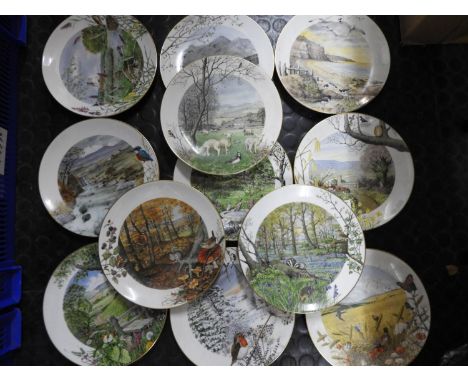 Royal Worcester Collectors Plates - Country Scenes 