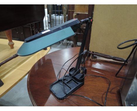 A modern desk lamp