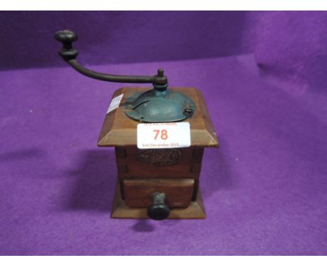 A small French kitchen coffee grinder by Japy Freres