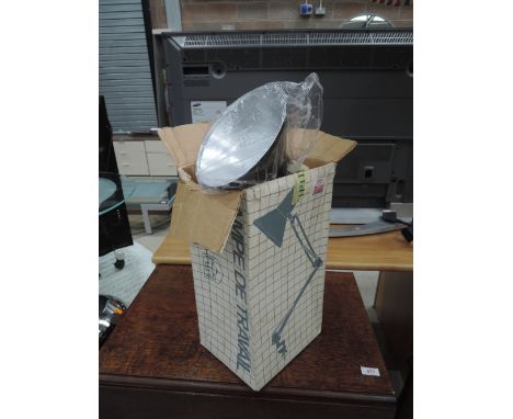 A vintage angle poise lamp, boxed