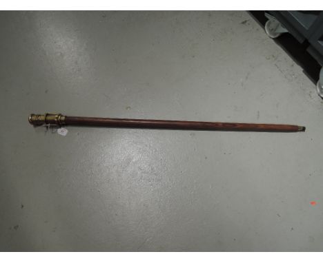 A convertable walking stick and sight glass 