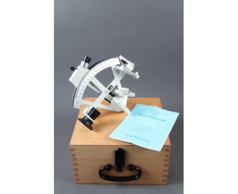A Carl Zeiss Jena sextant, in fitted case with instructions