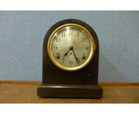 A Seth Thomas mahogany mantel clock 